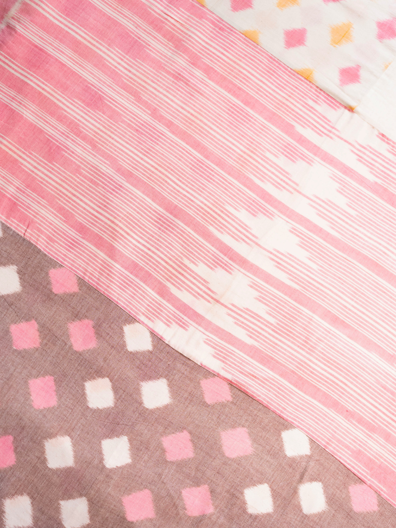 Misri Cotton Ikat Handwoven Saree