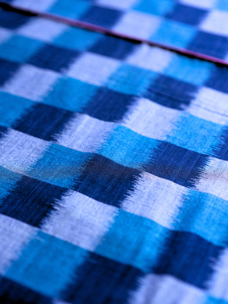 Urja Ikat Cotton Handwoven Saree