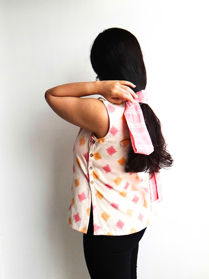 Twilight Handwoven Ikat Top