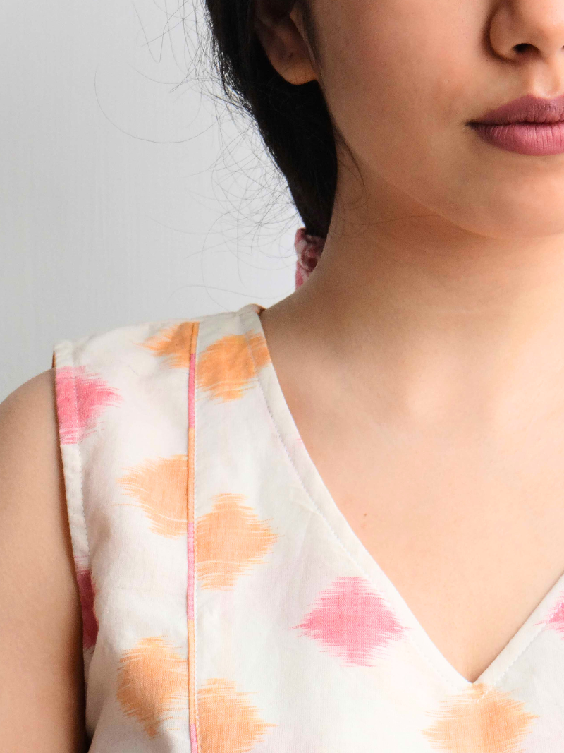 Twilight Handwoven Ikat Top