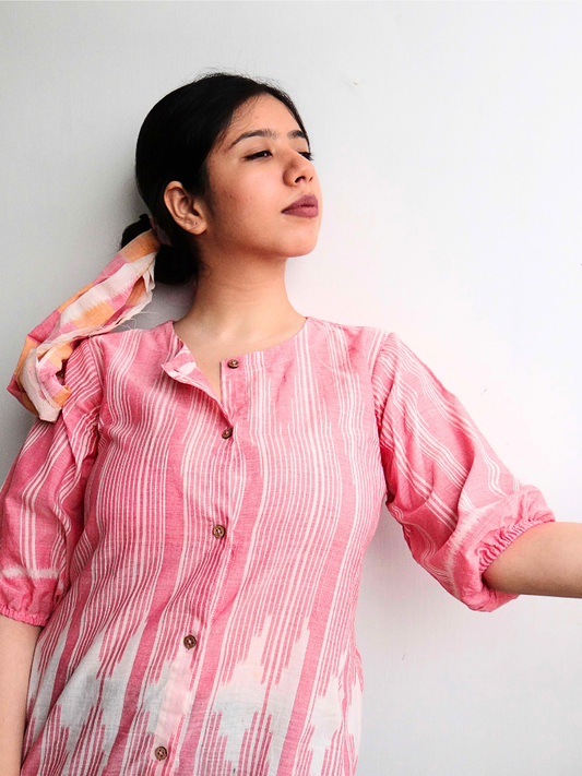 Dusk Handwoven Ikat Top