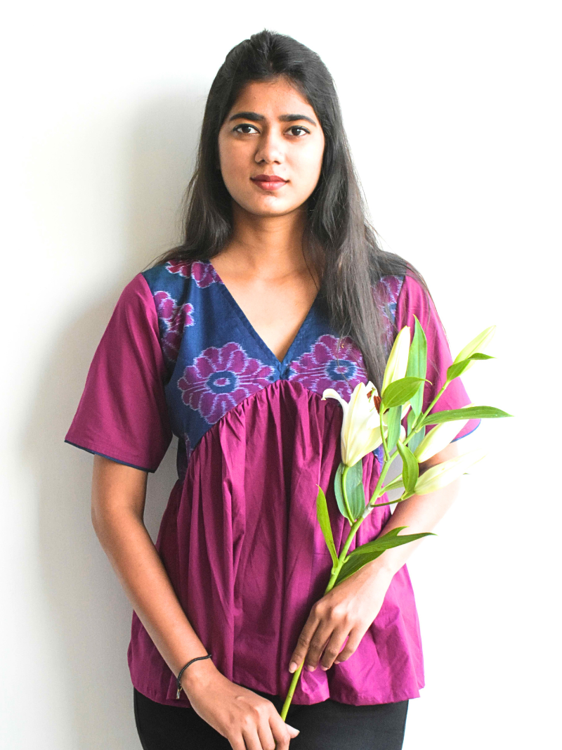 Phulla Handwoven Ikat Top