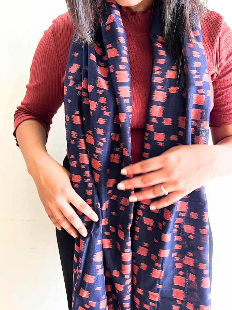 Azu Cotton Silk Stole