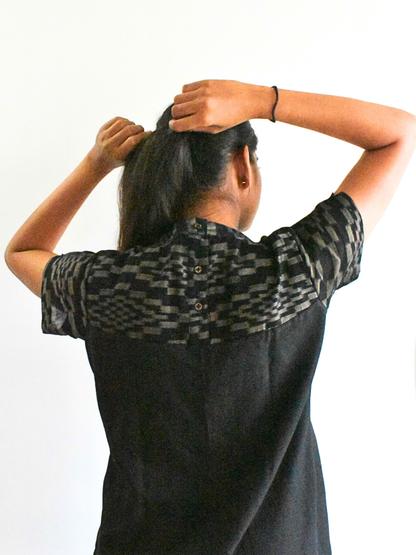 Kai handwoven Ikat Top