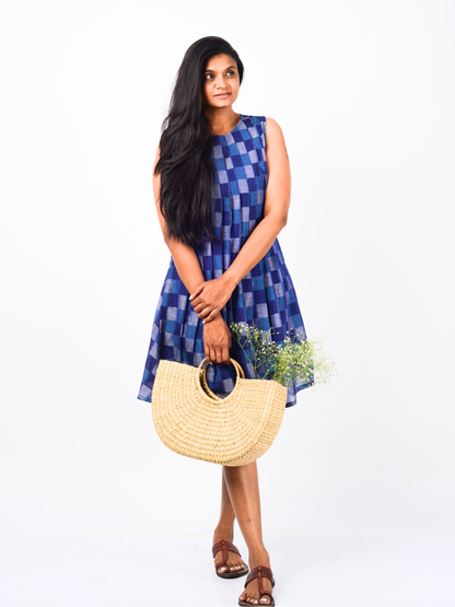 Zaara ikat handwoven ikat dress