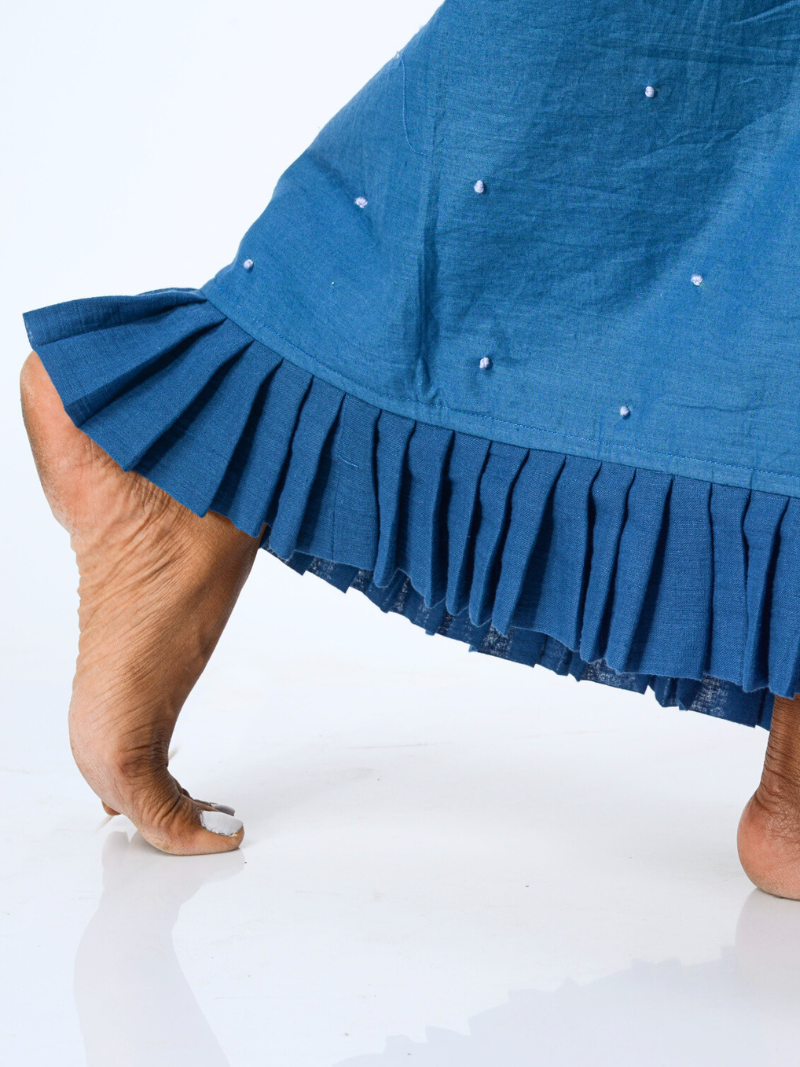 Ghia handwoven ikat reversible skirt