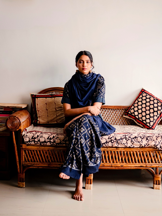 Jhuri Cotton Ikat Handwoven Ikat